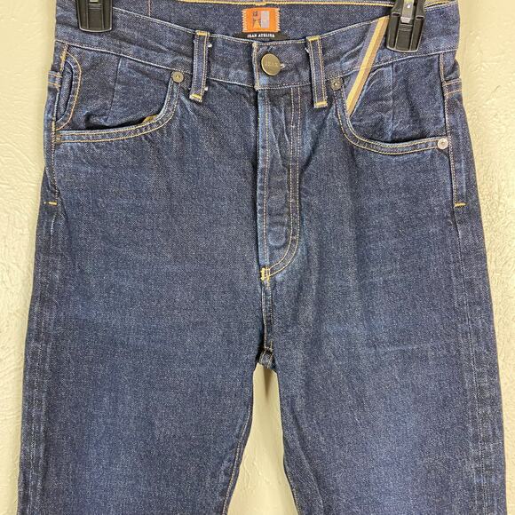 Jean Atelier Dark Wash High Rise Skinny Jeans Size 26 Button Fly - Picture 2 of 11